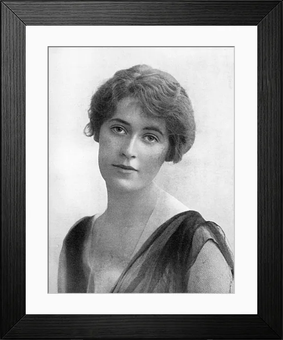 Framed Print : Miss Pamela Maude (Mrs William La Touche Congreve) Framed Print : Miss Pamela Maude (Mrs William La Touche Congreve)