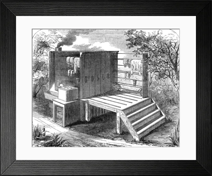 Framed Print : Jeakes Drying Closet Framed Print : Jeakes Drying Closet