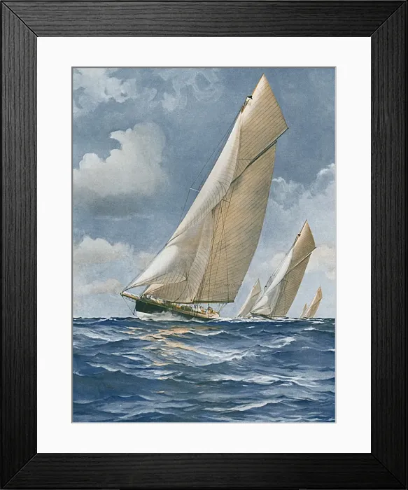 Framed Print : Yachting at Cowes Framed Print : Yachting at Cowes