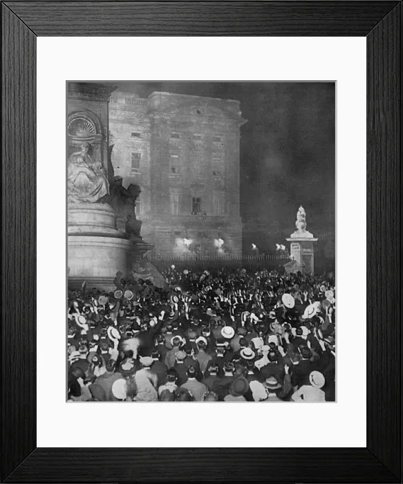 Framed Print : Awaiting declaration of war 1914 Framed Print : Awaiting declaration of war 1914