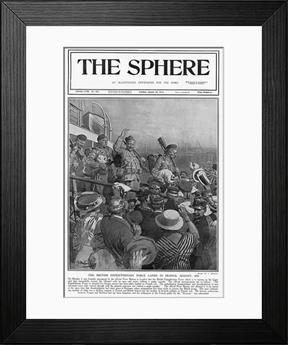 Framed Print : British Expeditionary Force 1914 Framed Print : British Expeditionary Force 1914
