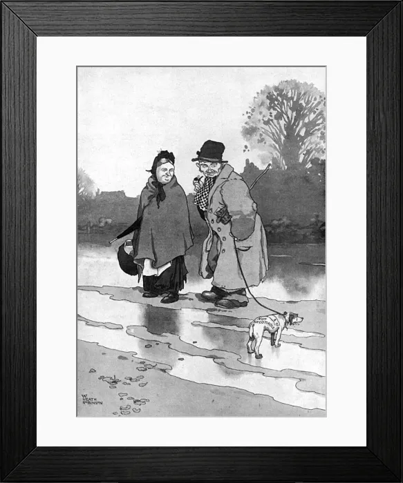Framed Print : The Tank by William Heath Robinson, WW1 Framed Print : The Tank by William Heath Robinson, WW1