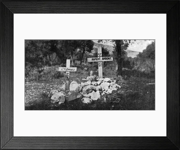 Framed Print : Grave of Rupert Brooke in Skyros Framed Print : Grave of Rupert Brooke in Skyros