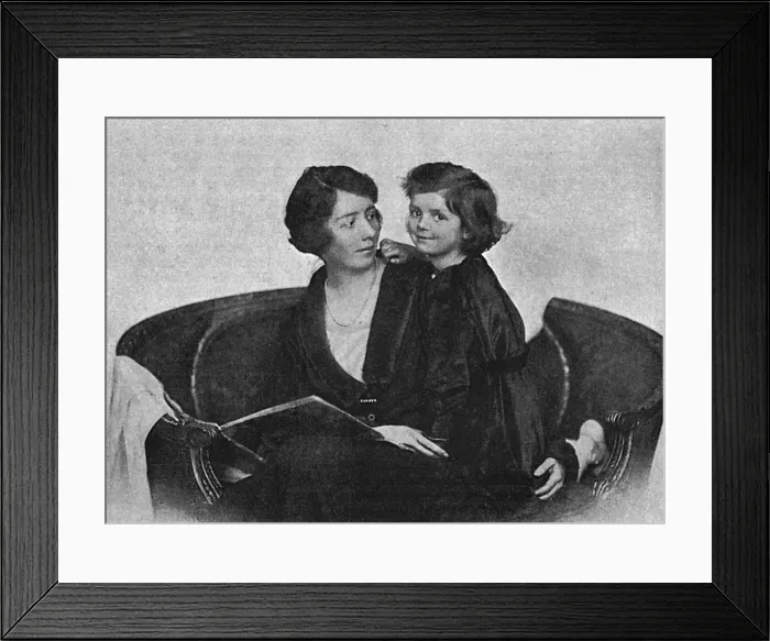 Framed Print : Lady Rosabelle Brand and Miss Rose Bingham