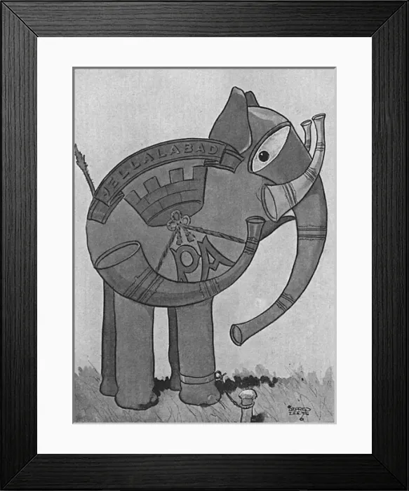 Framed Print : Masbadges - 11. The Jellaphant