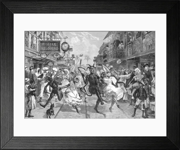 Framed Print : The carnival in the port of Spain, Trinidad Framed Print : The carnival in the port of Spain, Trinidad