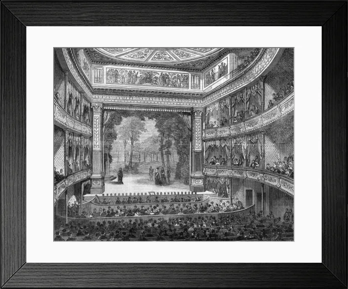 Framed Print : A Winters Tale at the Princes Theatre, Manchester 1869 Framed Print : A Winters Tale at the Princes Theatre, Manchester 1869