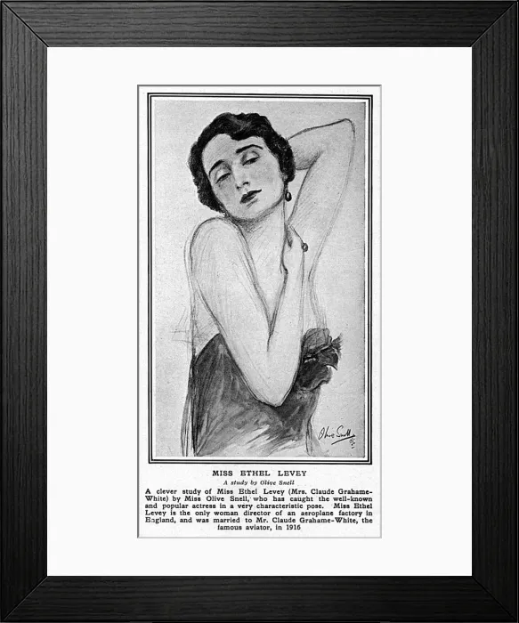 Framed Print : Ethel Levey Framed Print : Ethel Levey