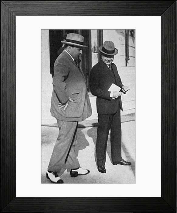 Framed Print : Lord Castlerosse & Lord Beaverbrook on Cote d Azur Framed Print : Lord Castlerosse & Lord Beaverbrook on Cote d Azur