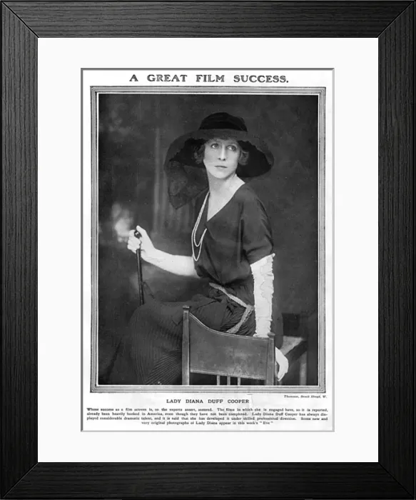 Framed Print : Lady Diana Duff Cooper Framed Print : Lady Diana Duff Cooper