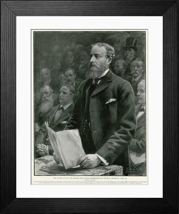 Framed Print : Michael Hicks Beach