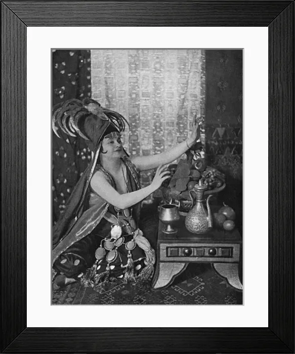 Framed Print : Aileen D Orme in Chu Chin Chow, WW1 Framed Print : Aileen D Orme in Chu Chin Chow, WW1