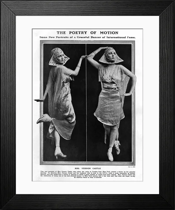 Framed Print : Mrs Vernon (Irene) Castle Framed Print : Mrs Vernon (Irene) Castle