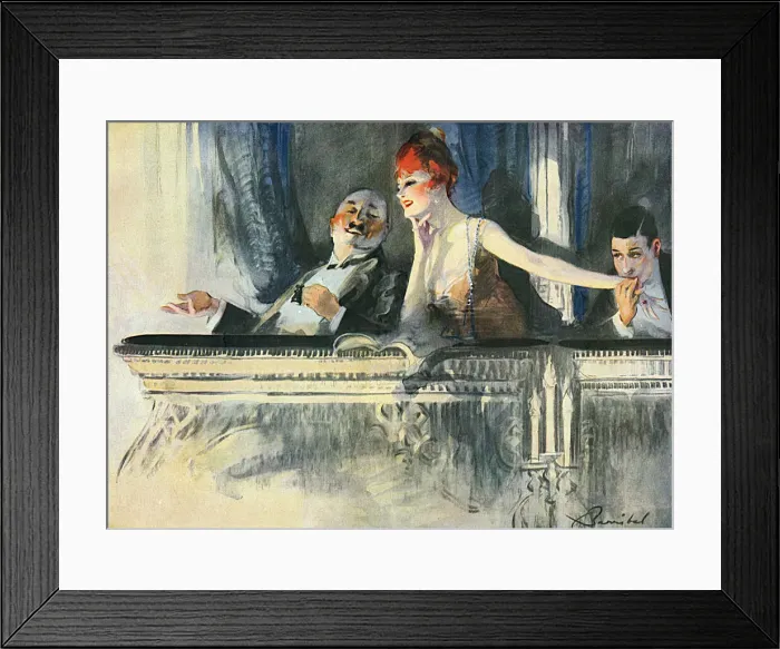 Framed Print : The Farce by William Barribal Framed Print : The Farce by William Barribal