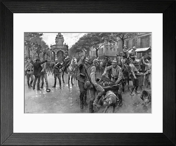 Framed Print : Germans in Li觥 Framed Print : Germans in Li觥