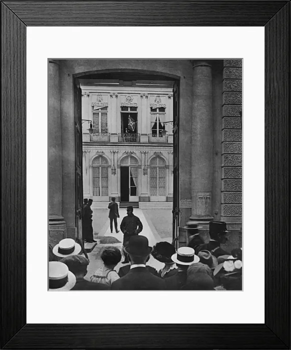 Framed Print : Captured German Standard