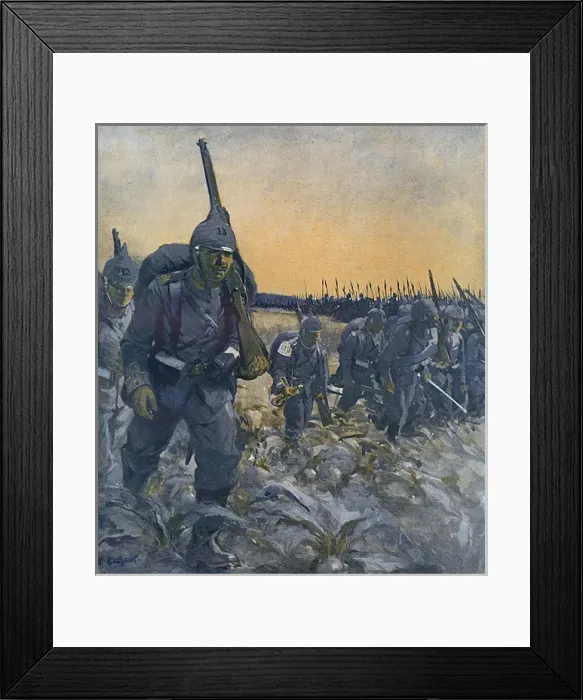 Framed Print : German infantry uniform Framed Print : German infantry uniform