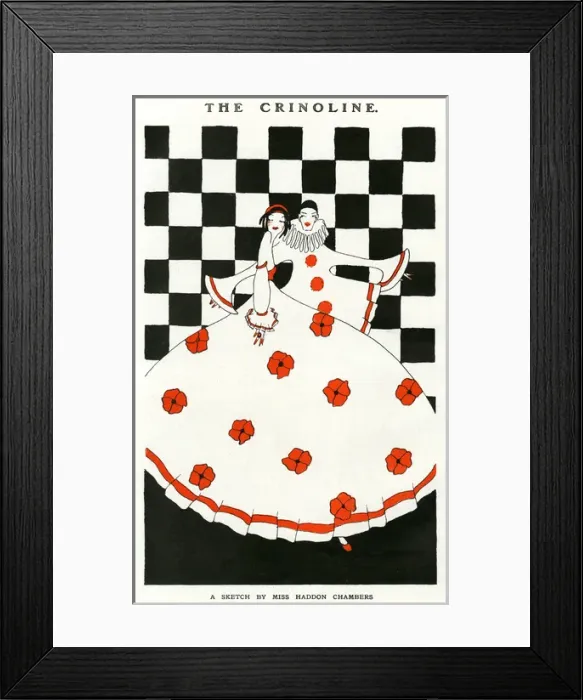 Framed Print : The Crinoline by Miss Haddon Chambers Framed Print : The Crinoline by Miss Haddon Chambers