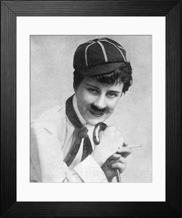 Framed Print : Beatrice Lillie as Charlie Chaplin, 1918 Framed Print : Beatrice Lillie as Charlie Chaplin, 1918