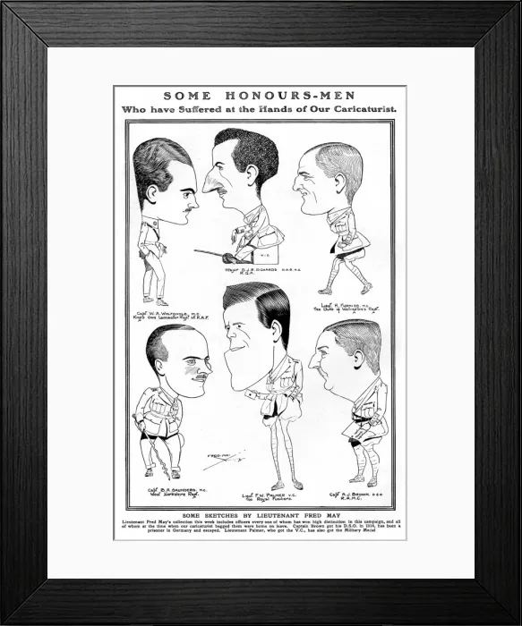Framed Print : Some Honours Men by Lieutenant Fred May Framed Print : Some Honours Men by Lieutenant Fred May