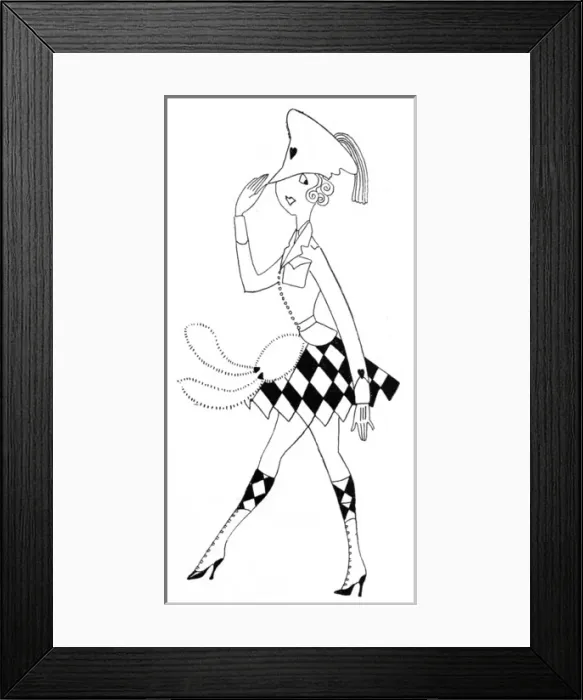 Framed Print : Eve as a W. A. A. C, WW1 Framed Print : Eve as a W. A. A. C, WW1