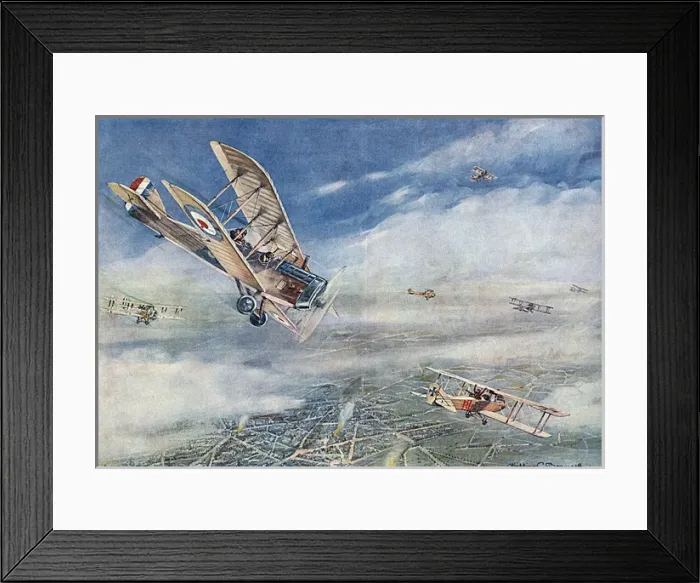 Framed Print : Kamerad in the Air by William C. Boswell Framed Print : Kamerad in the Air by William C. Boswell