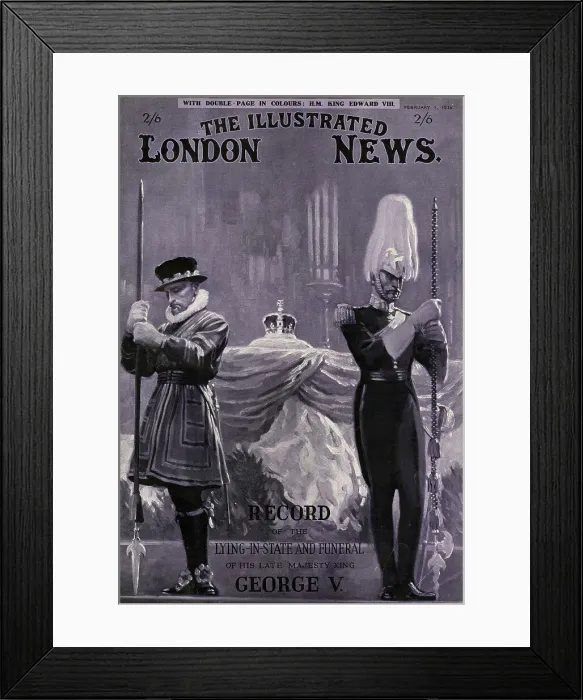 Framed Print : King George V, Lying-in-State Framed Print : King George V, Lying-in-State