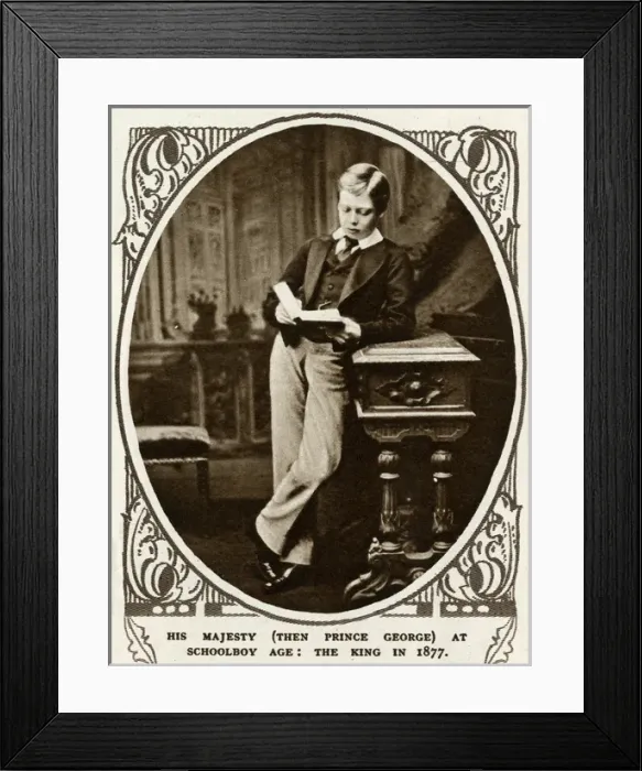 Framed Print : Prince George young boy Framed Print : Prince George young boy