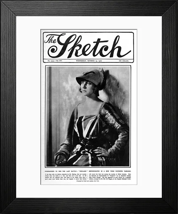 Framed Print : Sketch cover, Emily Drange at Britannia Framed Print : Sketch cover, Emily Drange at Britannia