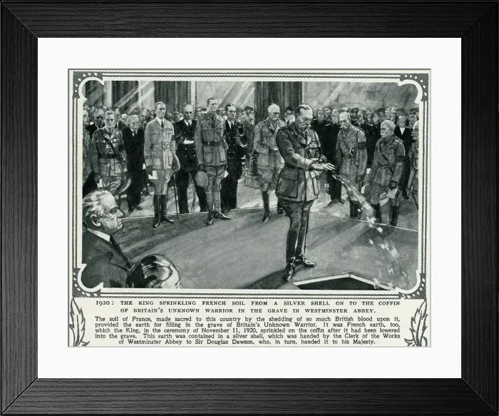 Framed Print : The funeral of the Unknown Warrior 1920 Framed Print : The funeral of the Unknown Warrior 1920