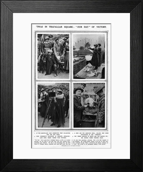 Framed Print : Our Day in London, October 1918 Framed Print : Our Day in London, October 1918