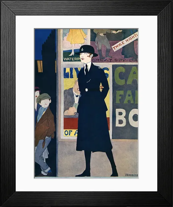 Framed Print : Bobette! by Higgins (Womens Legion) Framed Print : Bobette! by Higgins (Womens Legion)
