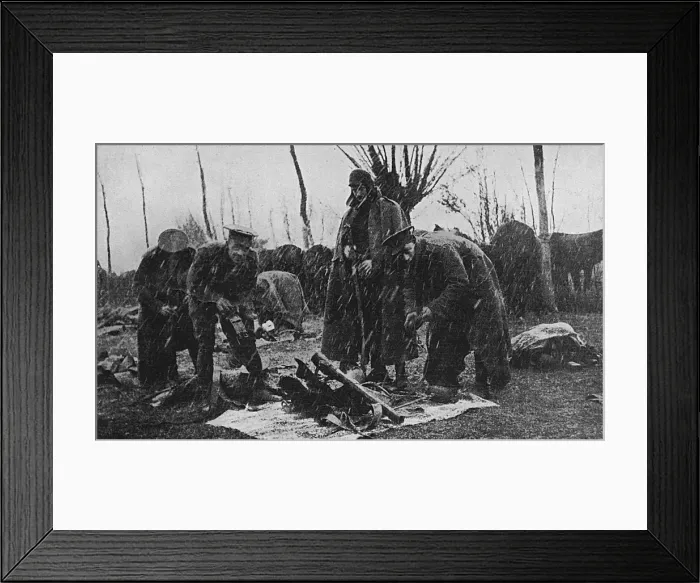 Framed Print : Rain and mud at Yser, 1914 Framed Print : Rain and mud at Yser, 1914