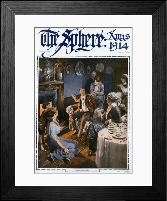 Framed Print : The Sphere, convalescent 1914 Framed Print : The Sphere, convalescent 1914