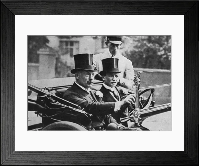 Framed Print : Lord Desborough and youngest son, Ivo Framed Print : Lord Desborough and youngest son, Ivo