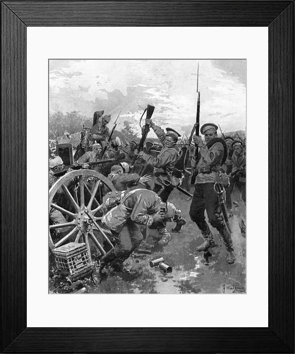 Framed Print : Russian bayonet charge in East Prussia Framed Print : Russian bayonet charge in East Prussia