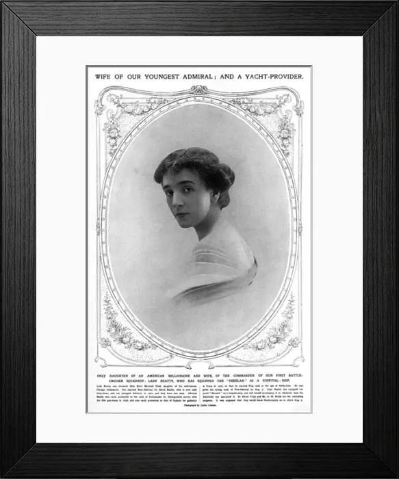 Framed Print : Lady Beatty, WW1 Framed Print : Lady Beatty, WW1
