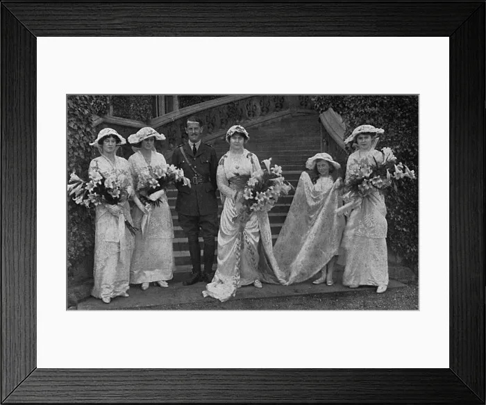Framed Print : Forty eight hours leave to get married, WW1