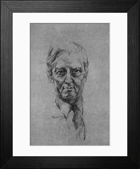 Framed Print : Lord De L Isle, as sketched by Stephen Ward, 1961