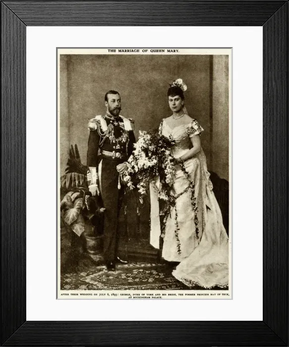 Framed Print : Duke and Duchess of Yorks wedding day Framed Print : Duke and Duchess of Yorks wedding day