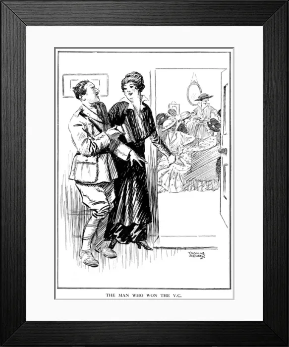 Framed Print : The Man Who Won the V. C. by Thomas Henry Framed Print : The Man Who Won the V. C. by Thomas Henry