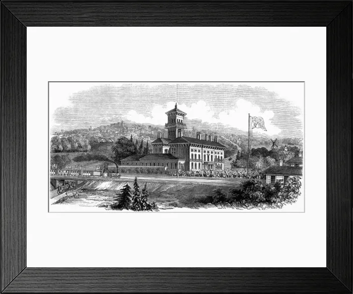 Framed Print : Colchester station, 1846 Framed Print : Colchester station, 1846
