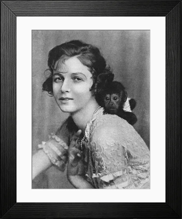 Framed Print : Mrs Vernon Castle with Rasmus