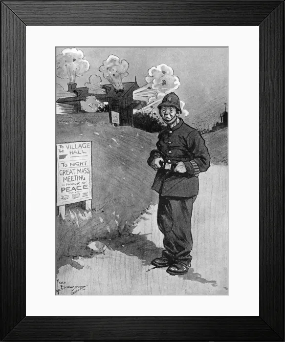 Framed Print : Peace, Un-Perfect Peace, WW1 cartoon, Fred Buchanan Framed Print : Peace, Un-Perfect Peace, WW1 cartoon, Fred Buchanan