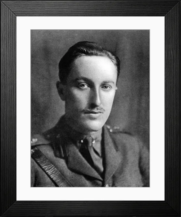 Framed Print : Lord Titchfield (7th Duke of Portland) in uniform, WW1