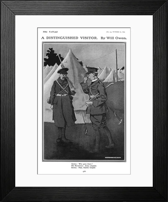 Framed Print : A Distinguished Visitor by Will Owen Framed Print : A Distinguished Visitor by Will Owen