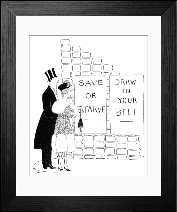 Framed Print : Food shortages, WW1 Framed Print : Food shortages, WW1