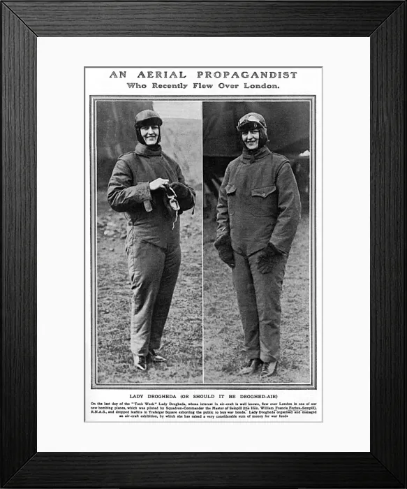 Framed Print : Lady Drogheda - An Aerial Propagandist Framed Print : Lady Drogheda - An Aerial Propagandist
