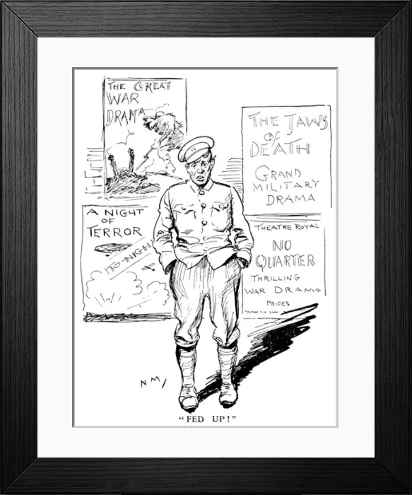 Framed Print : Enough of war plays - theatre in WW1 by Norman Morrow Framed Print : Enough of war plays - theatre in WW1 by Norman Morrow
