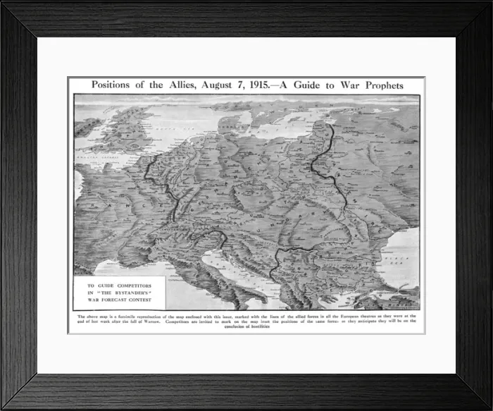 Framed Print : Bystander magazine competition, When Will the War End? Framed Print : Bystander magazine competition, When Will the War End?